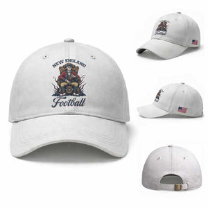Funny George Washington NE Football Lover Gift Baseball Cap TS12 Baseball Cap Universal Fit White Print Your Wear