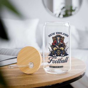 Funny George Washington NE Football Lover Gift Glass Can TS12 Print Your Wear
