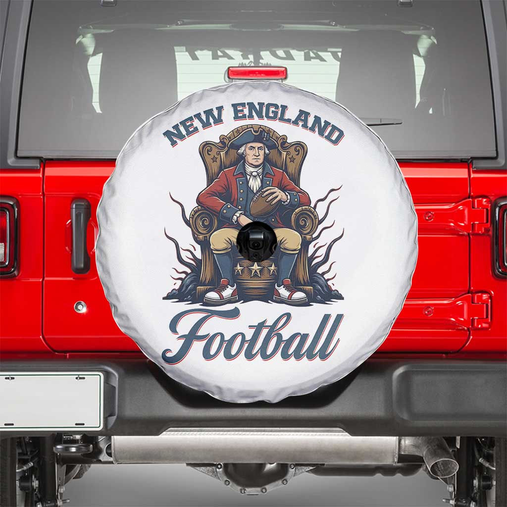 Funny George Washington NE Football Lover Gift Spare Tire Cover TS12 White Print Your Wear