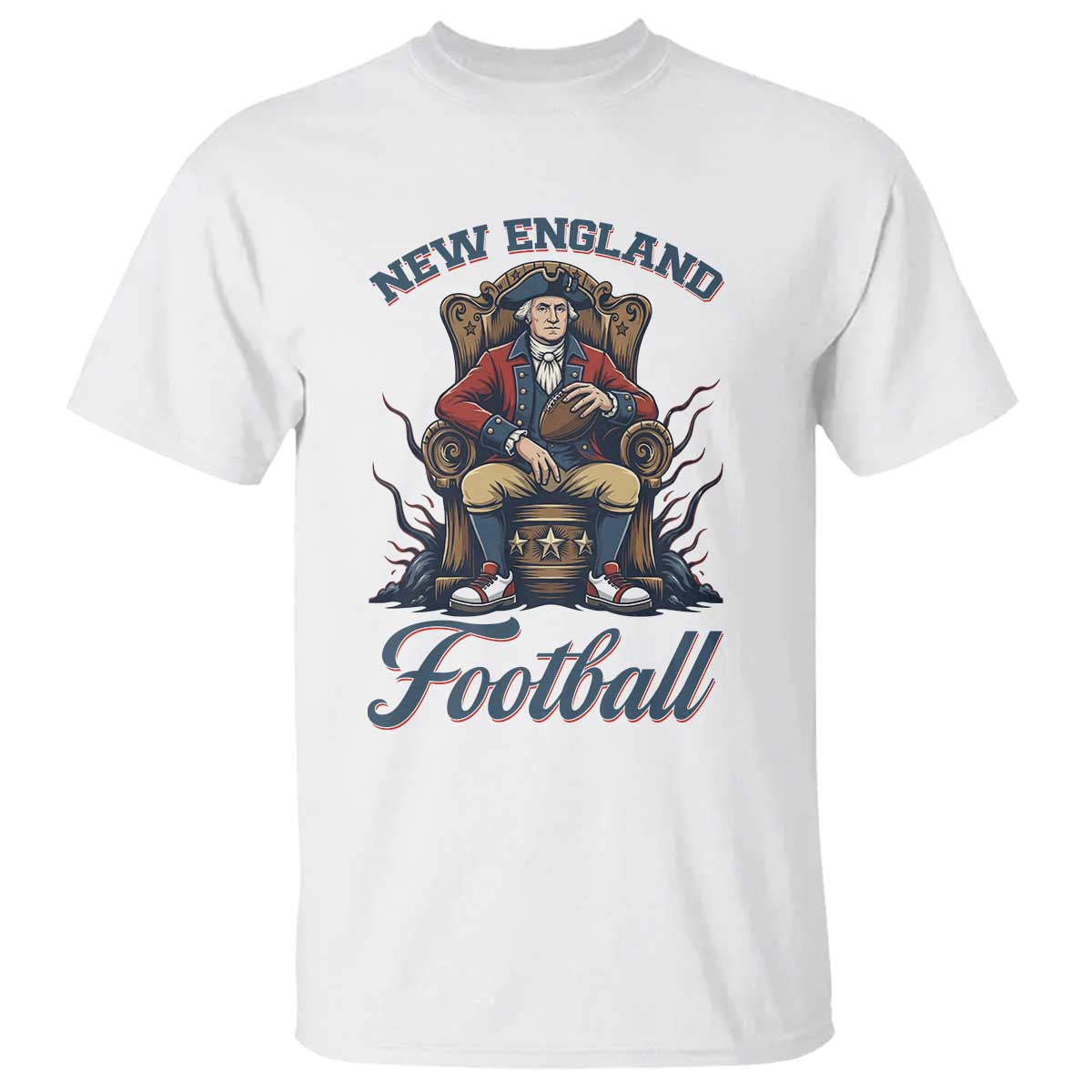 Funny George Washington NE Football Lover Gift T Shirt TS12 White Print Your Wear