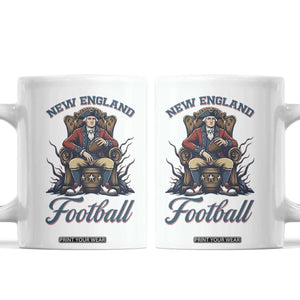 Funny George Washington NE Football Lover Gift Coffee Mug TS12 White Print Your Wear