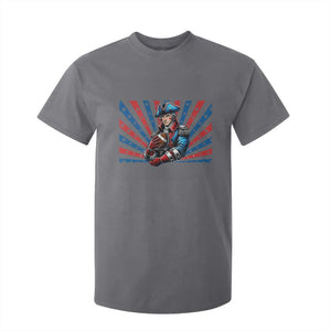 Vintage George Washington Football T Shirt For Kid NE Pride Gift TS12 Charcoal Print Your Wear