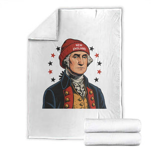 George Washington NE Football Fan Throw Blanket Vintage Colonial Gift TS12 White Print Your Wear