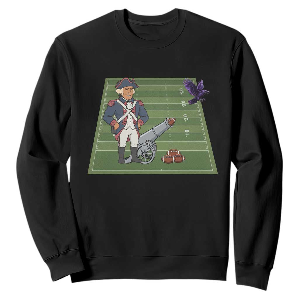 George Washington Vs The Purple Crow Rivalry Sweatshirt NE Football Gift TS12 Black Print Your Wear