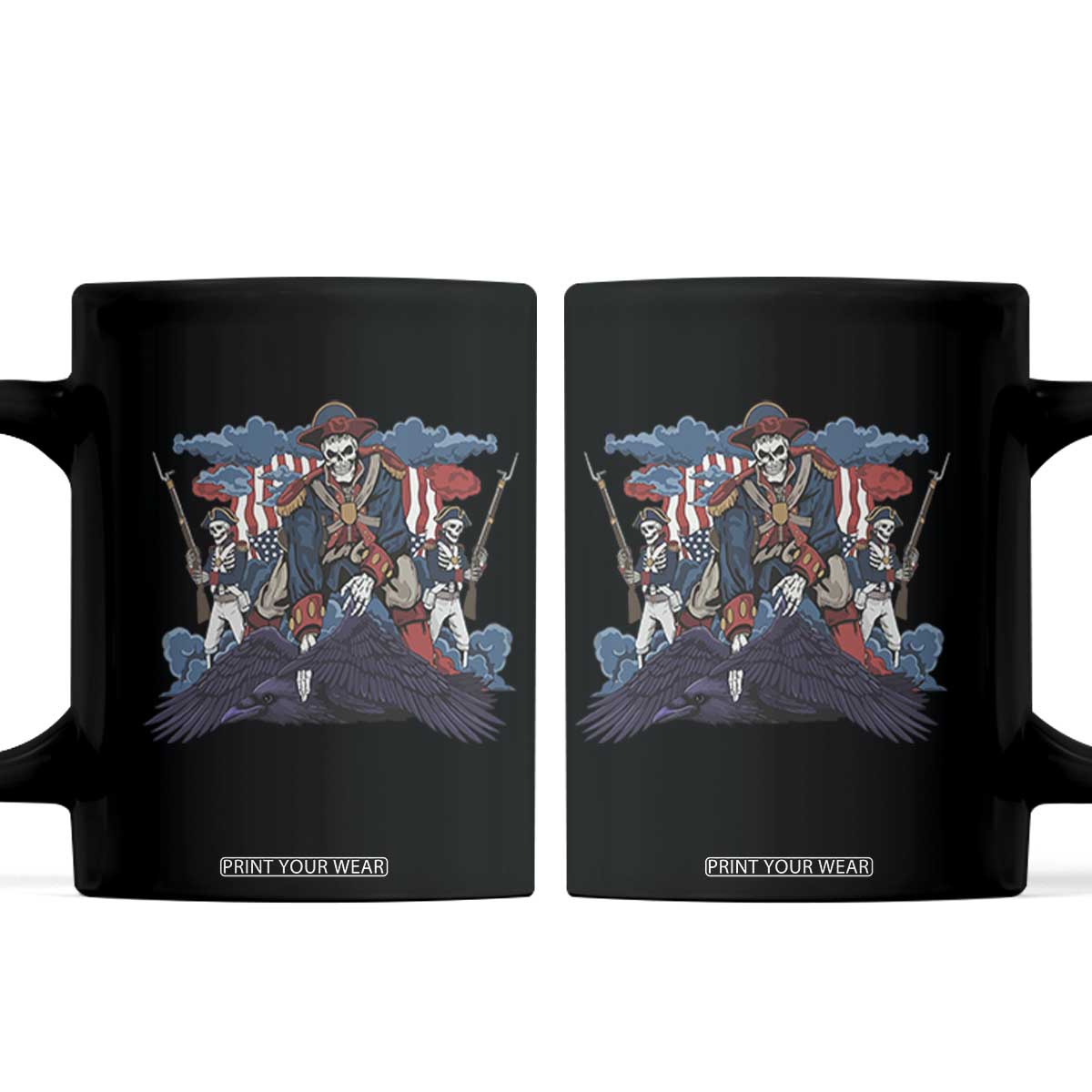 NE Dark Football Spirit Rivalry Coffee Mug Game Day Lover Gift TS12 Black Print Your Wear