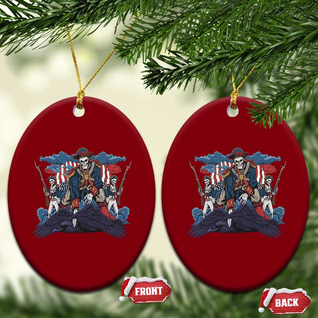 NE Dark Football Spirit Rivalry Ceramic Ornament Game Day Lover Gift TS12 Print Your Wear
