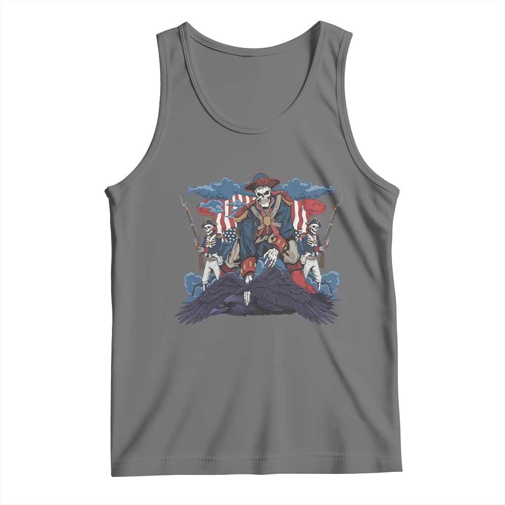 NE Dark Football Spirit Rivalry Tank Top Game Day Lover Gift TS12 Black Heather Print Your Wear