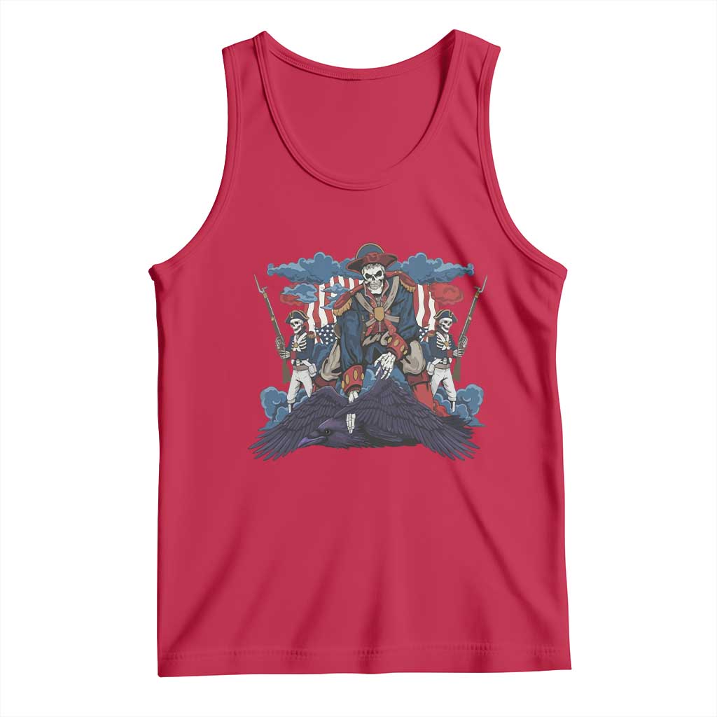 NE Dark Football Spirit Rivalry Tank Top Game Day Lover Gift TS12 Red Print Your Wear