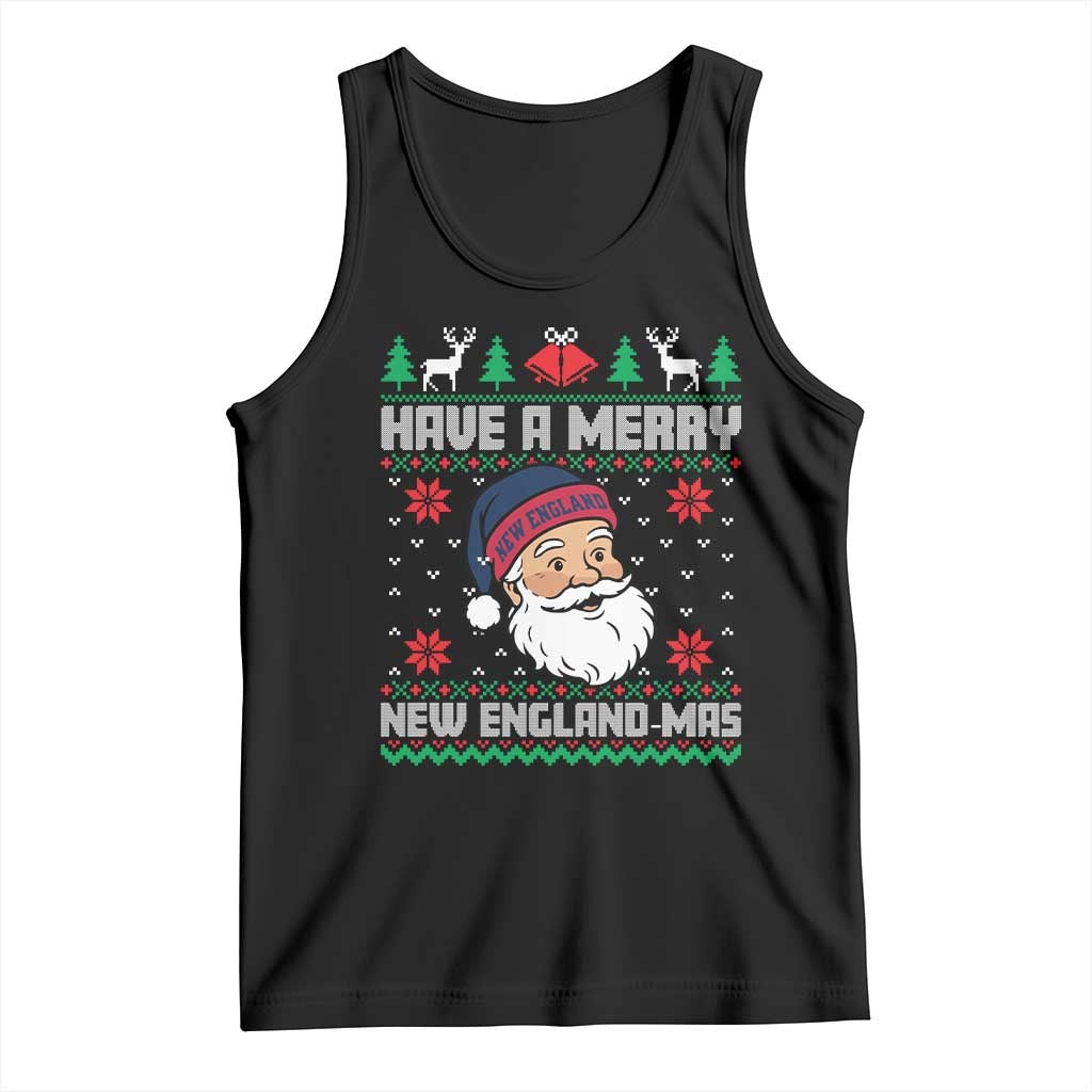Have A Merry NE Mas Tank Top Funny Ugly Christmas Football Gift TS12 Black Print Your Wear