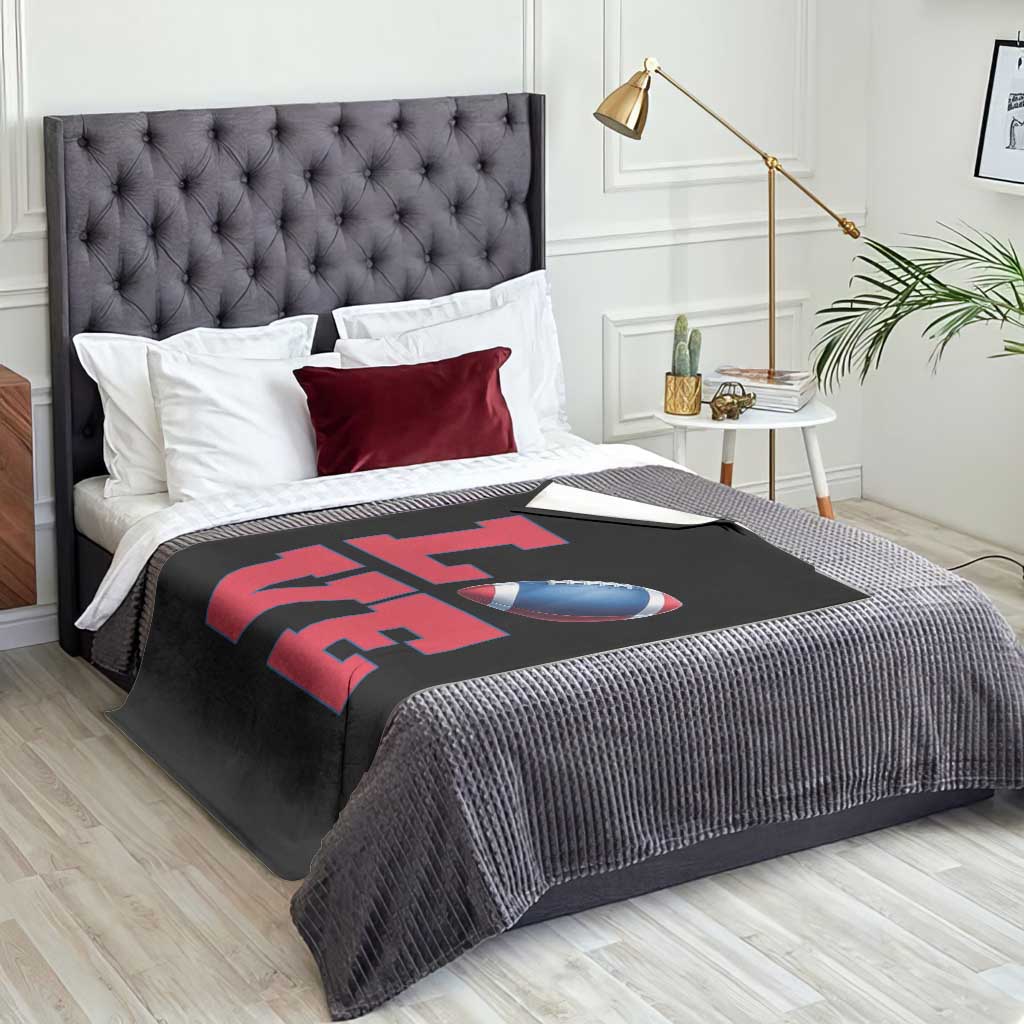 Love Football Fan Supporter Throw Blanket Gift For Game Day Lovers TS12 Print Your Wear