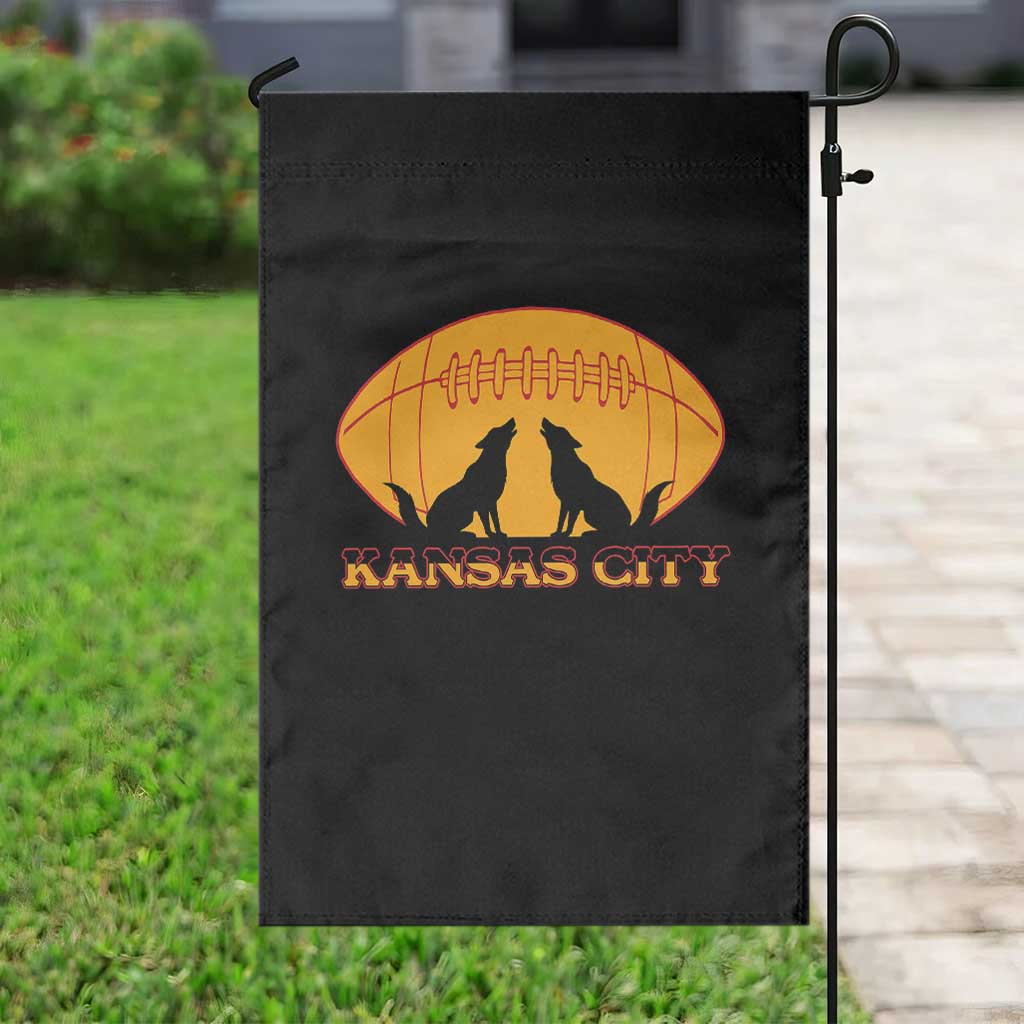 Football Lover Gift Garden Flag Midwest Wolf Spirit TS12 Print Your Wear