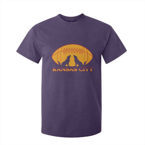 Football Lover Gift T Shirt For Kid Midwest Wolf Spirit TS12 Purple Print Your Wear