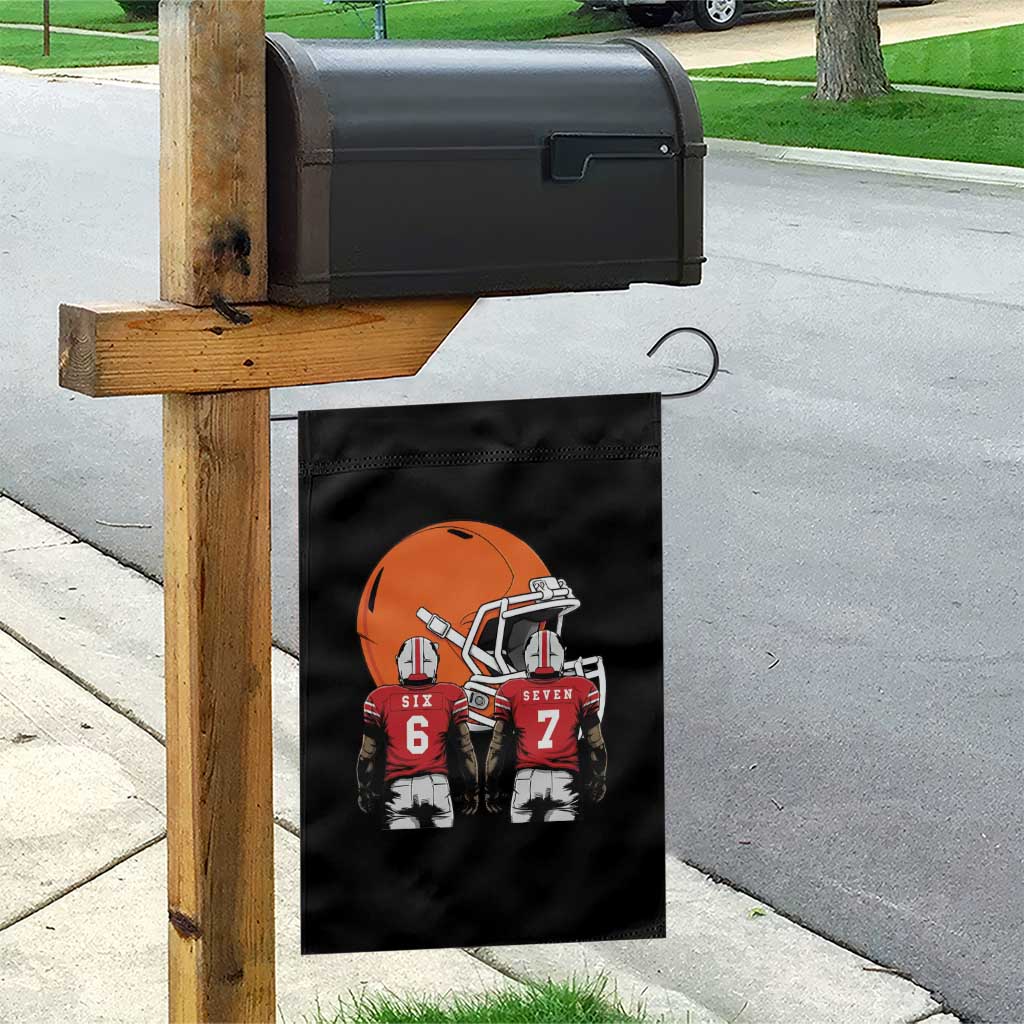 Funny American Football Garden Flag Six Seven Meme TS12 Print Your Wear
