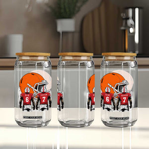 Funny American Football Glass Can Six Seven Meme TS12 Print Your Wear
