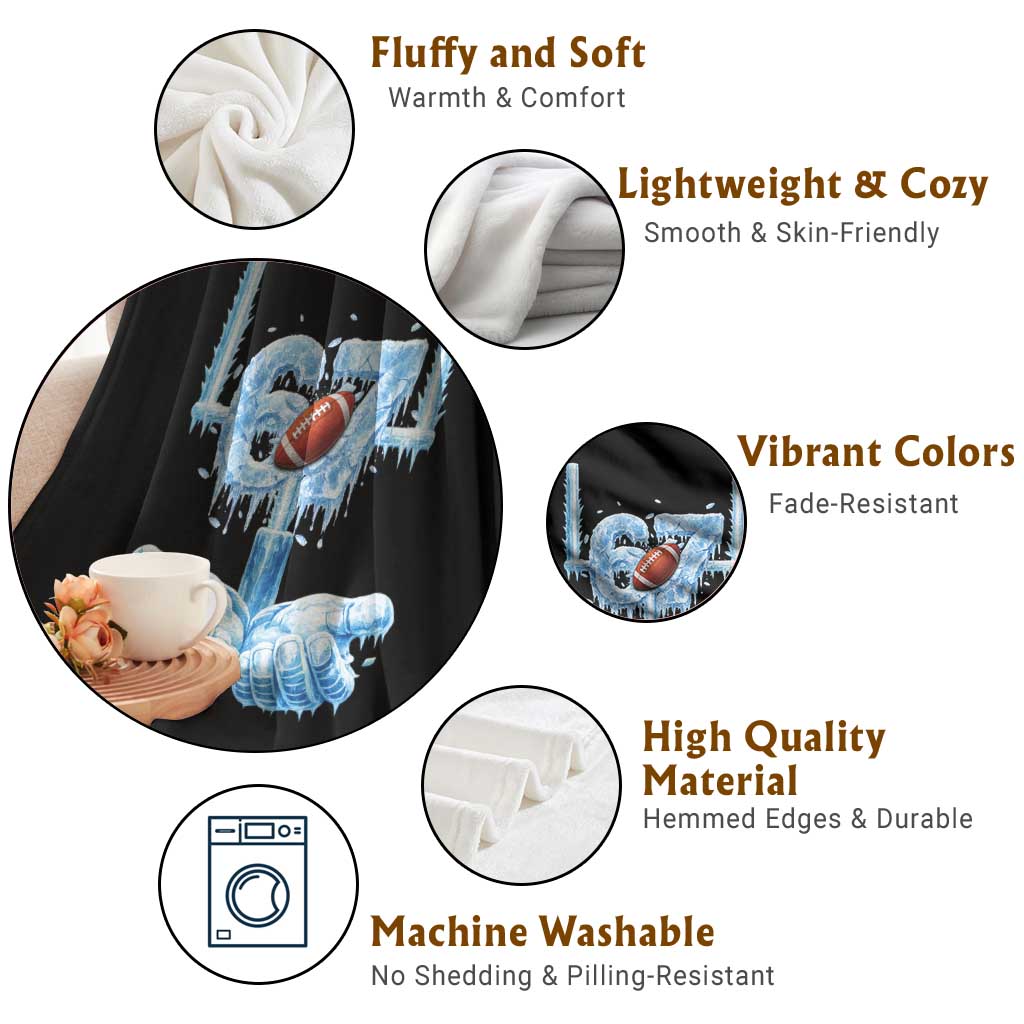 Cool Ice Effect 67 Meme Throw Blanket Funny American Football TS12 Print Your Wear
