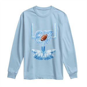 Cool Ice Effect 67 Meme Long Sleeve Shirt Funny American Football TS12 Light Blue Print Your Wear
