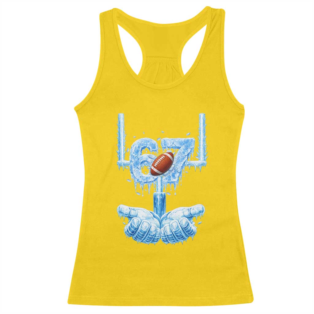 Cool Ice Effect 67 Meme Racerback Tank Top Funny American Football TS12 Daisy Print Your Wear