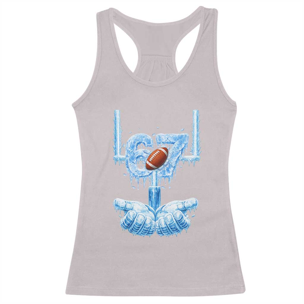 Cool Ice Effect 67 Meme Racerback Tank Top Funny American Football TS12 Ice Gray Print Your Wear