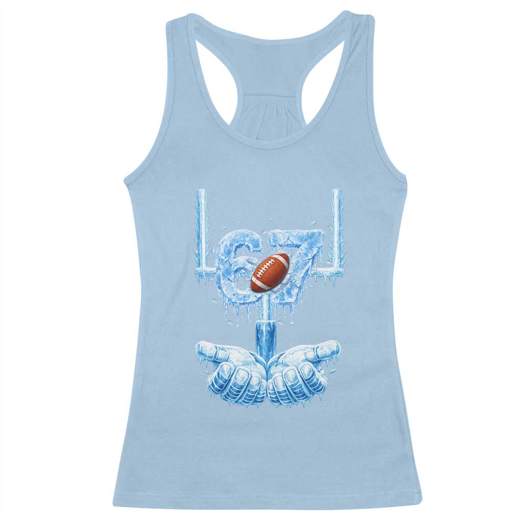 Cool Ice Effect 67 Meme Racerback Tank Top Funny American Football TS12 Light Blue Print Your Wear