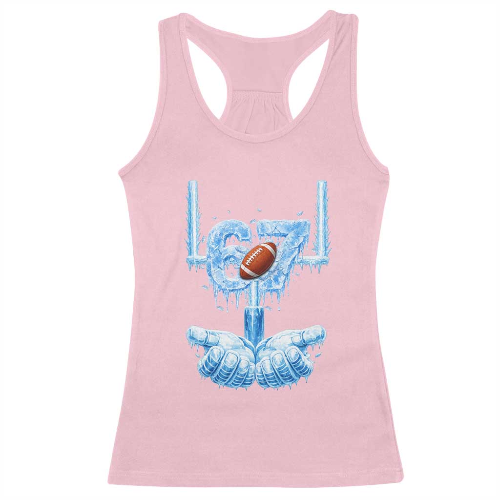 Cool Ice Effect 67 Meme Racerback Tank Top Funny American Football TS12 Light Pink Print Your Wear