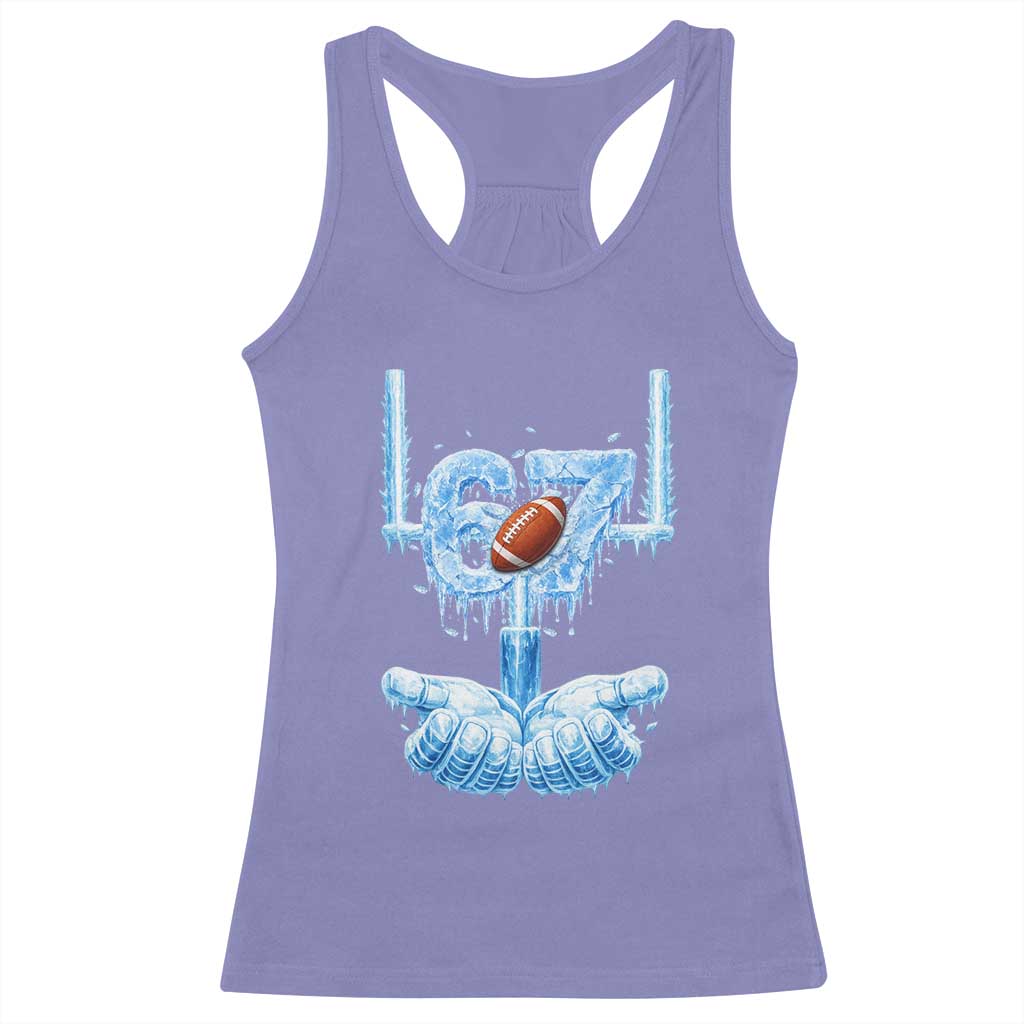 Cool Ice Effect 67 Meme Racerback Tank Top Funny American Football TS12 Violet Print Your Wear