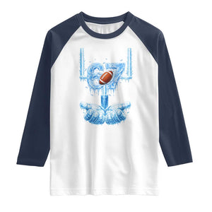 Cool Ice Effect 67 Meme Raglan Shirt Funny American Football TS12 White Navy Print Your Wear