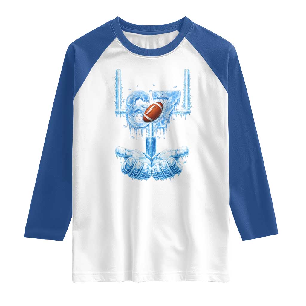 Cool Ice Effect 67 Meme Raglan Shirt Funny American Football TS12 White Royal Print Your Wear