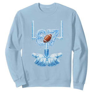 Cool Ice Effect 67 Meme Sweatshirt Funny American Football TS12 Light Blue Print Your Wear