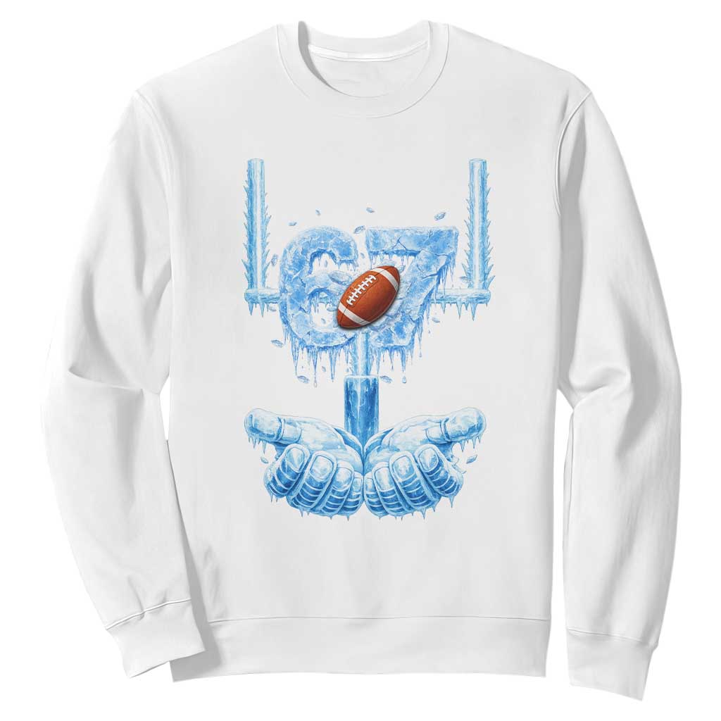 Cool Ice Effect 67 Meme Sweatshirt Funny American Football TS12 White Print Your Wear