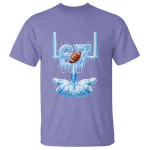 Cool Ice Effect 67 Meme T Shirt Funny American Football TS12 Violet Print Your Wear