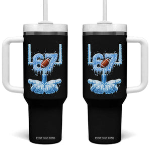 Cool Ice Effect 67 Meme Tumbler With Handle Funny American Football TS12 One Size: 40 oz Black Print Your Wear