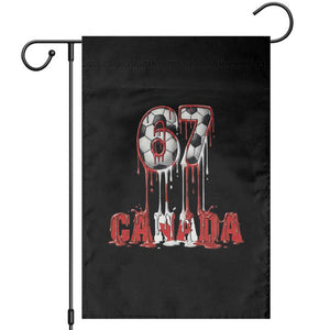 Funny Canada Soccer 67 Meme Garden Flag Canadian Soccer Lovers TS12 Black Print Your Wear