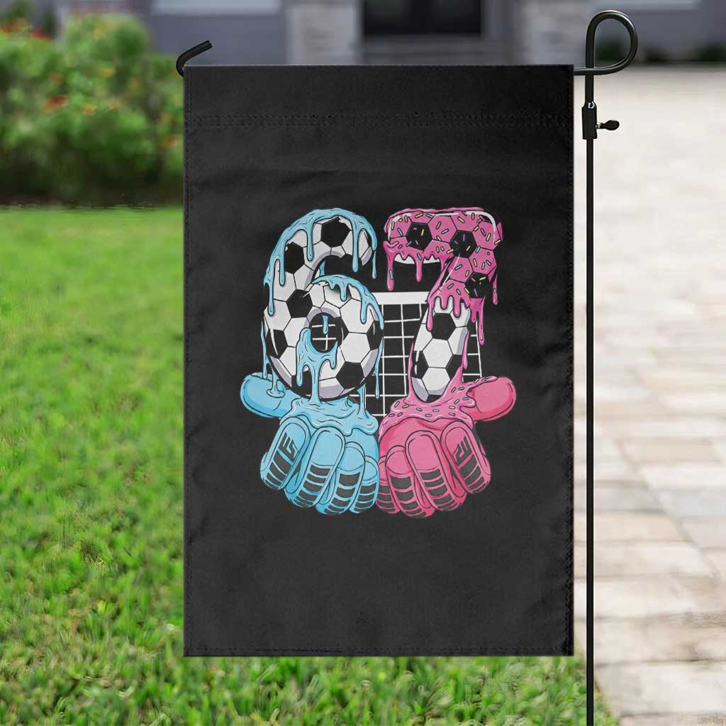 Drip Soccer Six Seven Meme Garden Flag Funny Gen Alpha Slang TS12 Print Your Wear