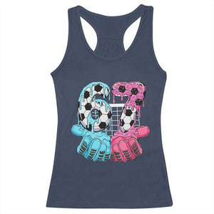Drip Soccer Six Seven Meme Racerback Tank Top Funny Gen Alpha Slang TS12 Navy Print Your Wear