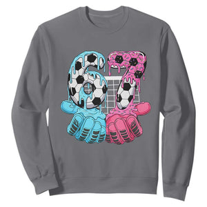 Drip Soccer Six Seven Meme Sweatshirt Funny Gen Alpha Slang TS12 Charcoal Print Your Wear