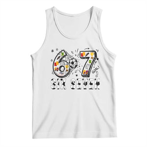 Six Seven Meme Soccer Lover Tank Top Funny Gift For Gen Z TS12 White Print Your Wear
