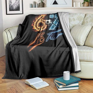 Funny Soccer Lover Throw Blanket Six Seven Meme Trending Gift TS12 Print Your Wear