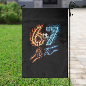 Funny Soccer Lover Garden Flag Six Seven Meme Trending Gift TS12 Print Your Wear
