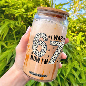 Funny Soccer Glass Can I Was 6 Now I Am 7 Meme TS12 White Print Your Wear