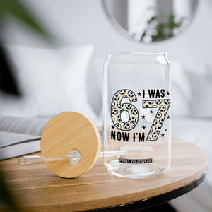 Funny Soccer Glass Can I Was 6 Now I Am 7 Meme TS12 Print Your Wear