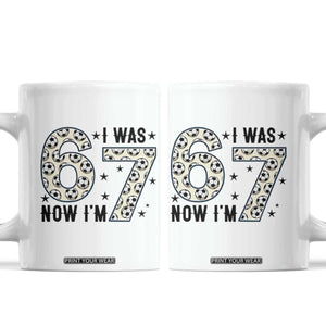 Funny Soccer Coffee Mug I Was 6 Now I Am 7 Meme TS12 White Print Your Wear