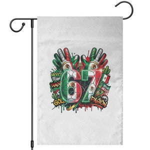Funny Mexico Soccer Garden Flag Six Seven Meme Trending Gift TS12 White Print Your Wear