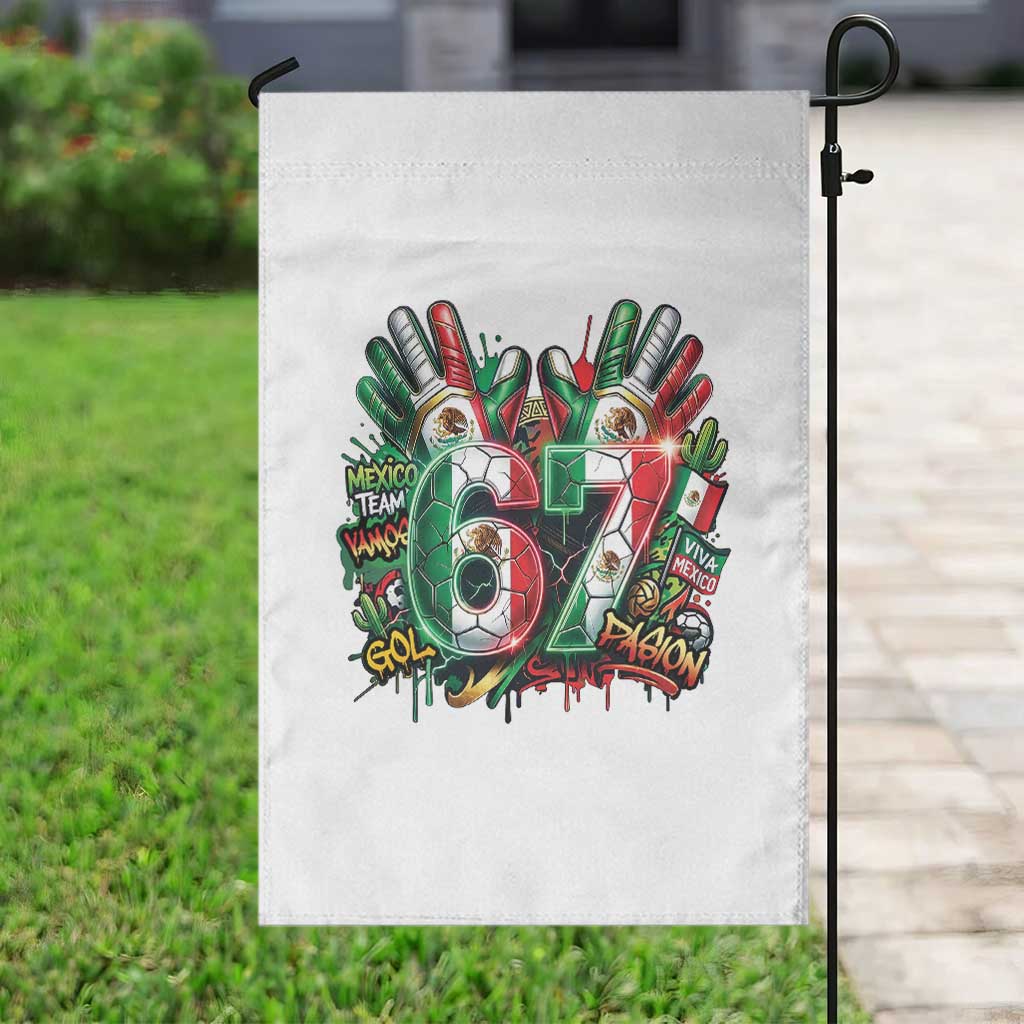 Funny Mexico Soccer Garden Flag Six Seven Meme Trending Gift TS12 Print Your Wear