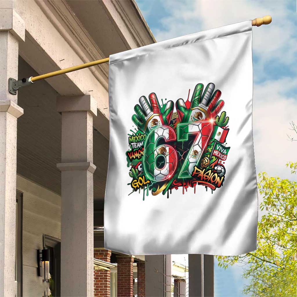 Funny Mexico Soccer Garden Flag Six Seven Meme Trending Gift TS12 Print Your Wear