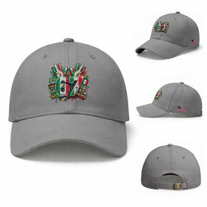 Funny Mexico Soccer Baseball Cap Six Seven Meme Trending Gift TS12 Baseball Cap Universal Fit Sport Gray Print Your Wear