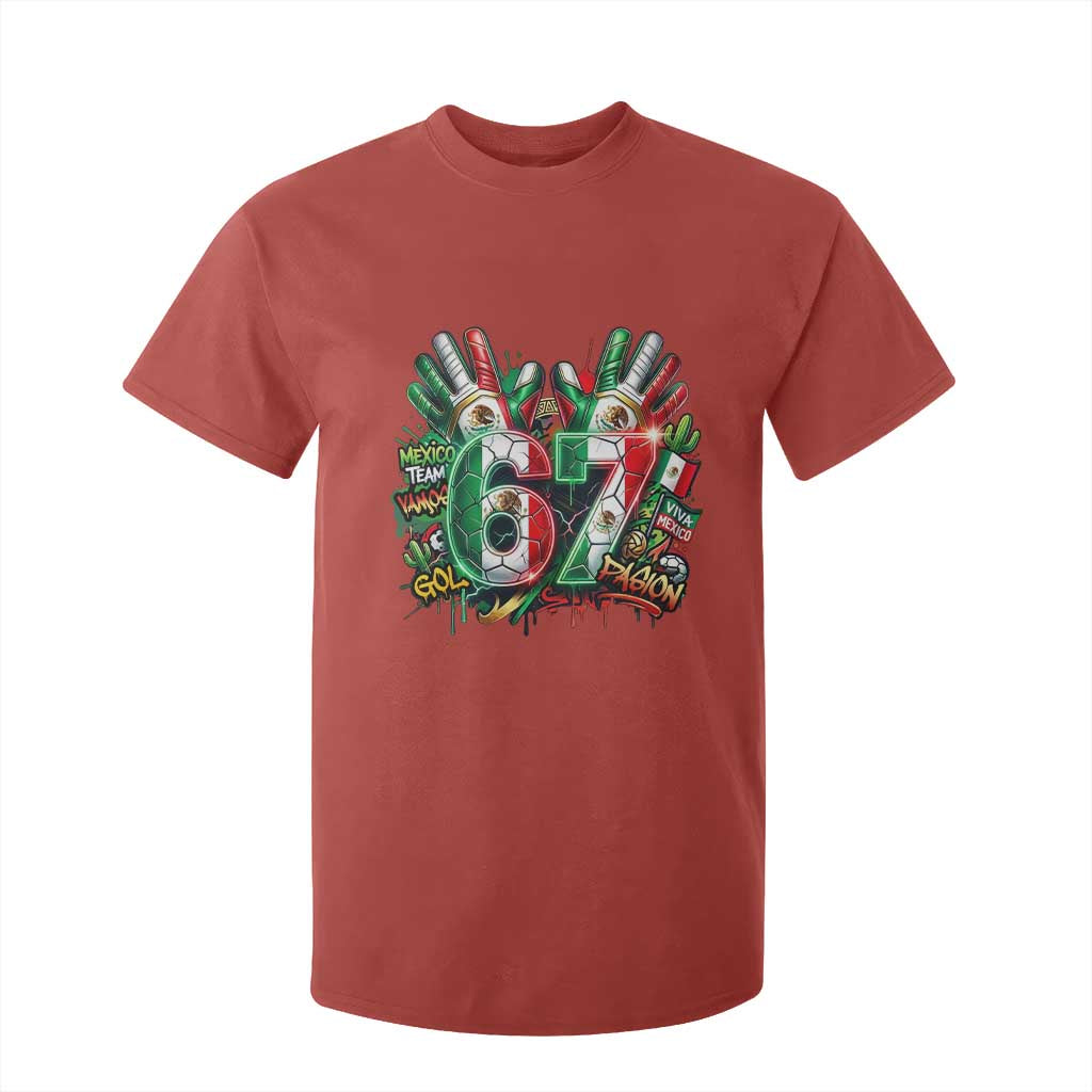 Funny Mexico Soccer T Shirt For Kid Six Seven Meme Trending Gift TS12 Red Print Your Wear