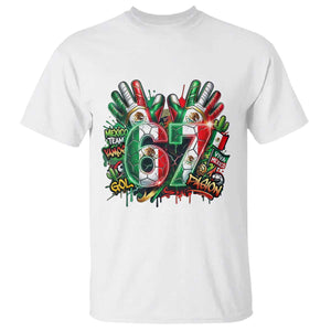 Funny Mexico Soccer T Shirt Six Seven Meme Trending Gift TS12 White Print Your Wear