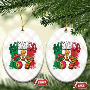 Mexico Soccer Fan Ceramic Ornament Funny 67 Viral Gen Alpha Slang Gift TS12 Print Your Wear