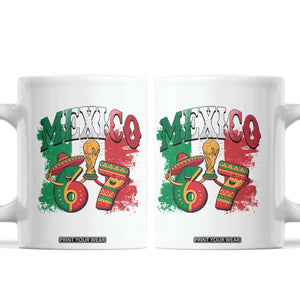 Mexico Soccer Fan Coffee Mug Funny 67 Viral Gen Alpha Slang Gift TS12 White Print Your Wear