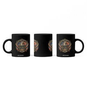Vintage American Flag Eagle 250th Anniversary Coffee Mug No Kings In America TS12 Print Your Wear